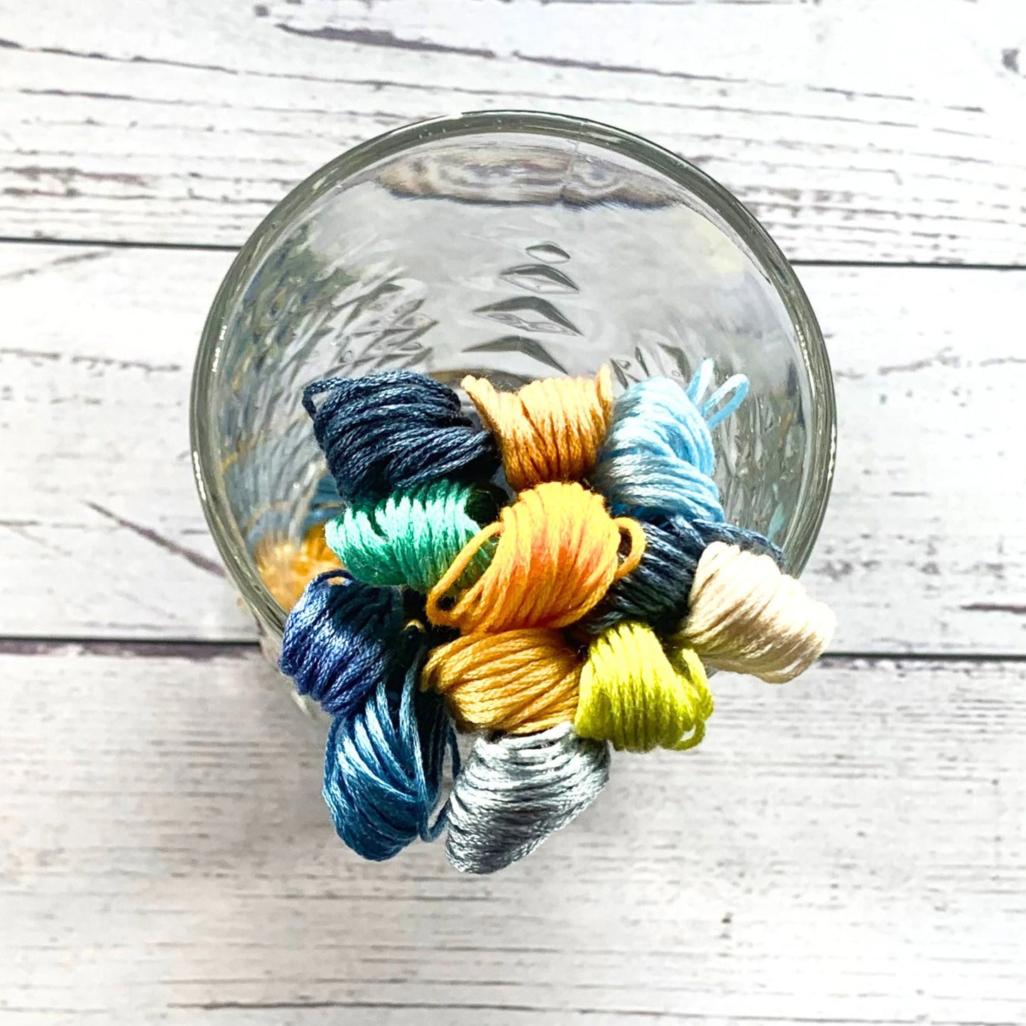 Seaside Serenity 12 pack Floss Set – Sea & Sand Thread Bundle