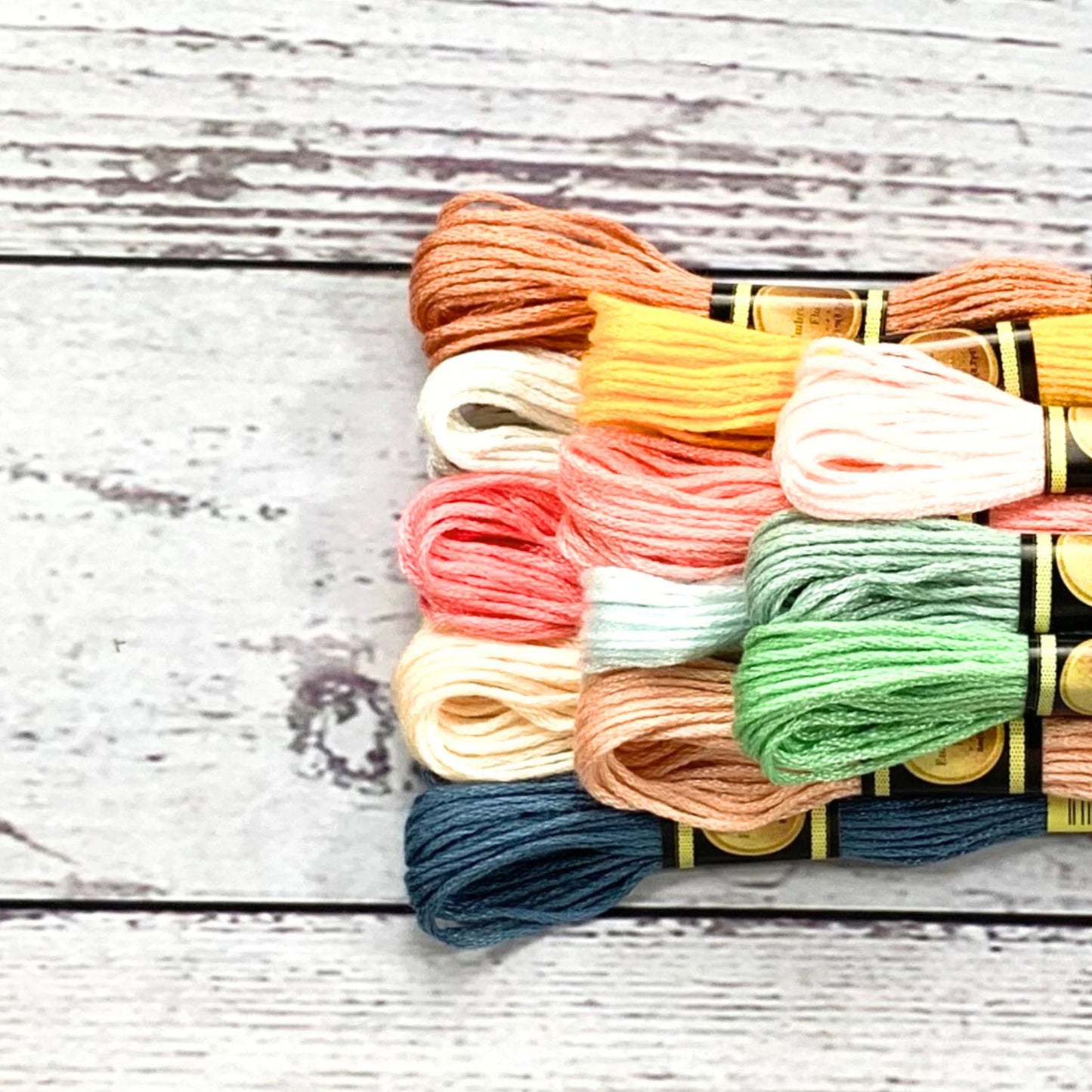 Beach Dawn CXC Floss Bundle – Pastel Coastal Stitching Thread