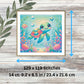 Sea Turtle Cross Stitch Kit – Full Coverage Ocean Needlework