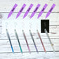 Water-Soluble Fabric Pens - 6 Colors - Cross Stitch Gridding and Temporary Marking